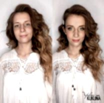 до и после профессионального визажиста